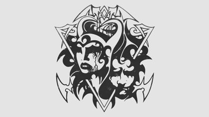 Обкладинка релізу Crystaline Darkness (later: Nocturnal Mortum/Nokturnal Mortum) — Mi Agama Khaz Mifisto (Demo)