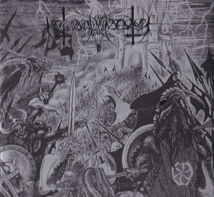 Обкладинка релізу Nokturnal Mortum — To The Gates Of Blasphemous Fire