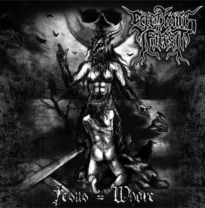 Обкладинка релізу Screaming Forest — Jesus=Whore