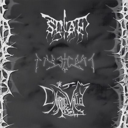 Обкладинка релізу Sinah — Sinah / Angelgoat / Charnel Valley (Split)
