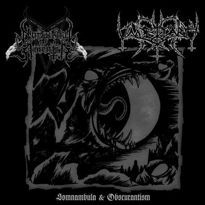 Обкладинка релізу Underdark / Nocturnal Amentia — Somnambula & Obscurantism (Split)