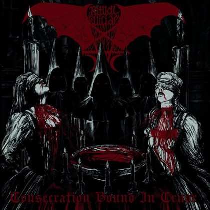 Обкладинка релізу Ritual Suicide — Consecration Bound In Cruor