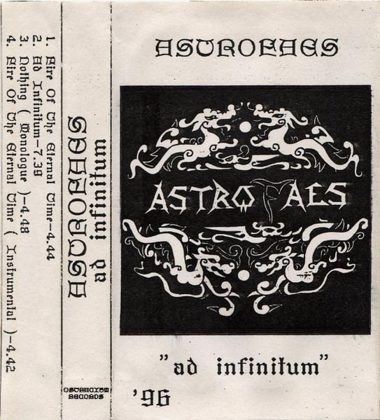 Обкладинка релізу Astrofaes — Ad Infinitum (Demo) (Reissue 1997)