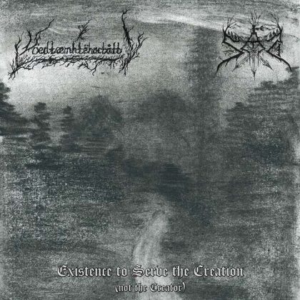 Обкладинка релізу Vöedtæmhtëhactått / Sad — Existence to Serve the Creation (not the Creator) (Split)