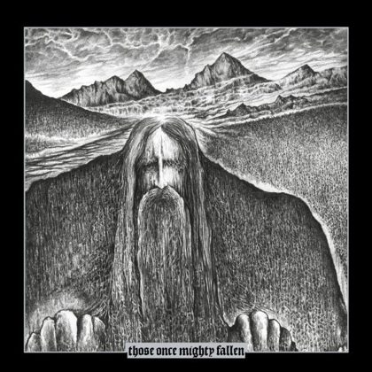 Обкладинка релізу Ildjarn / Hate Forest — Those Once Mighty Fallen (Split)