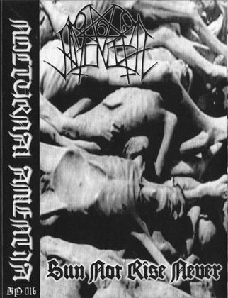 Обкладинка релізу Nocturnal Amentia — Sun Not Rise Never