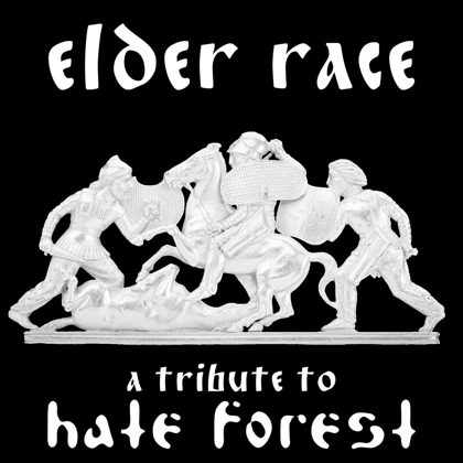 Обкладинка релізу Witchhammer / Hornung — Elder Race: A Tribute to Hate Forest (Split)
